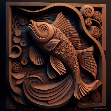 3D model st Nannakara fish (STL)